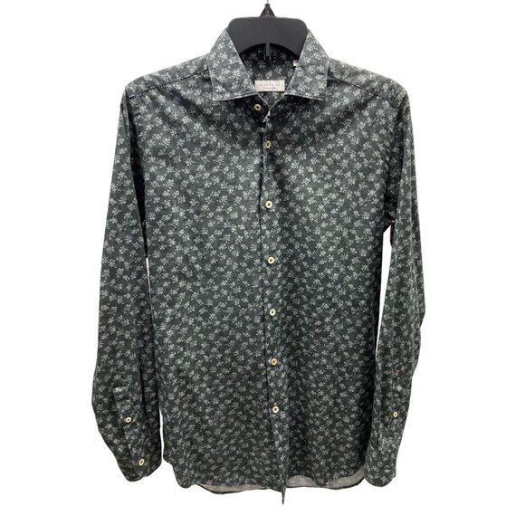 Glanshirt by Slowear Gray Floral Dress/Casual Shirt 15 / 38 - Picture 1 of 4